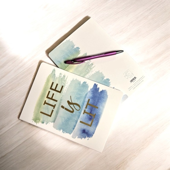 NEW “LIFE IS LIT” LINED 64 PAGE INSPIRATIONAL NOTEBOOK/JOURNAL - Picture 3 of 5